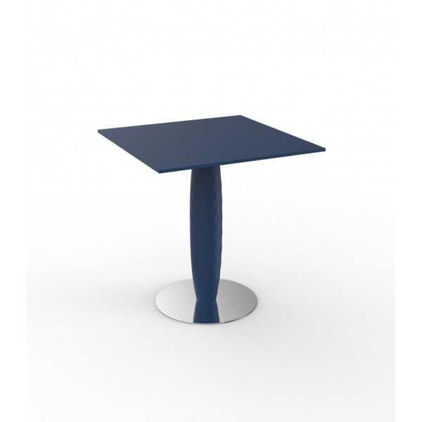 VASES table carrée avec pied central (70x70x74 cm) - Vondom