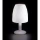 VASES small white LED design lamp (Ø38x70 cm) - Vondom