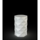 MARQUIS white LED lighted flowerpot (Ø40x60 cm) - Vondom