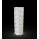 MARQUIS white LED lighted flowerpot (Ø30x86cm) - Vondom