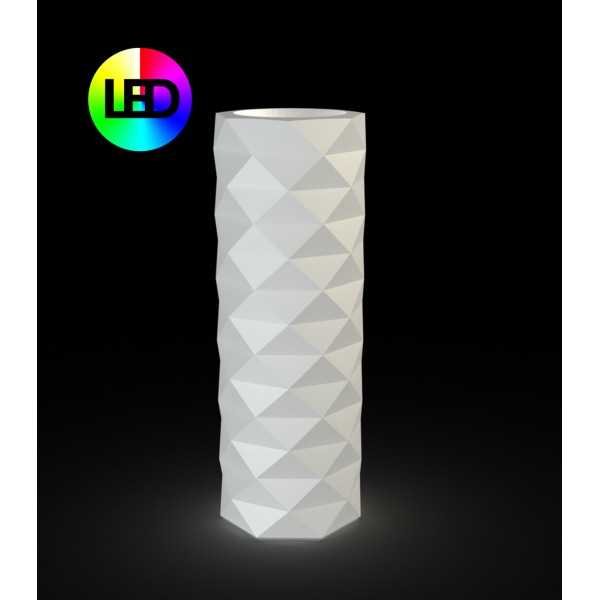 MARQUIS flowerpot LED RGBW Multicolor (Ø30x86 cm) - Vondom