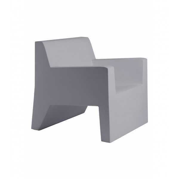 Fauteuil salon JUT Vondom - gris acier