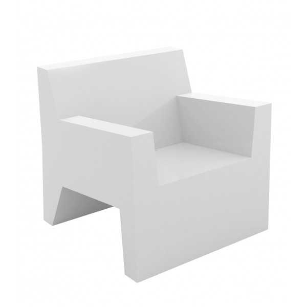 Fauteuil salon JUT Vondom finition laquée - blanc