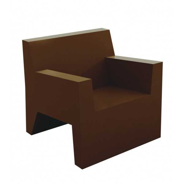 Fauteuil salon JUT Vondom finition laquée - bronze