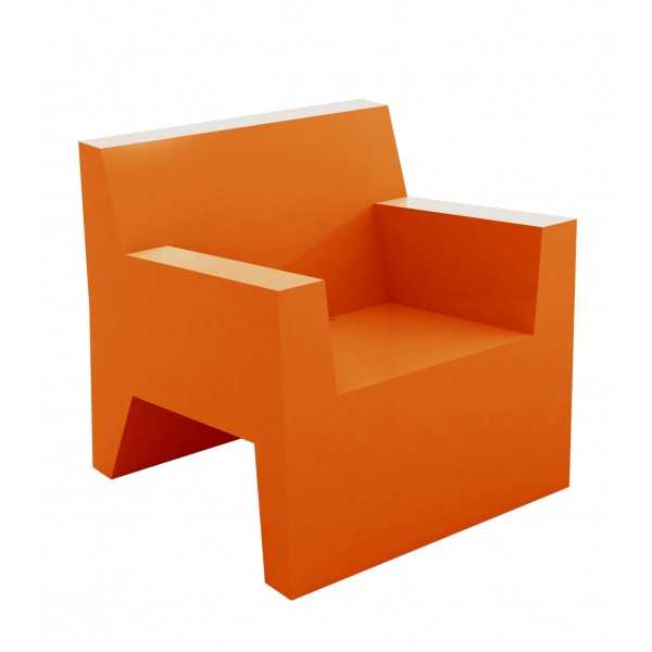 Fauteuil salon JUT Vondom finition laquée - orange