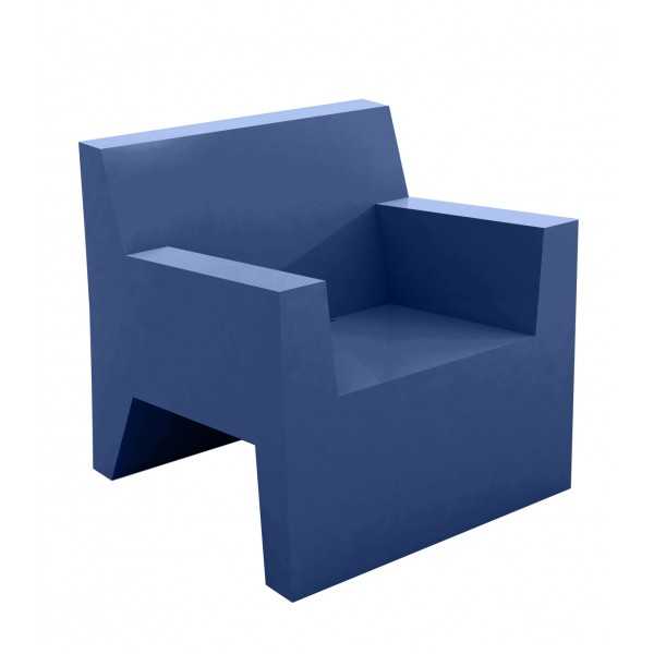 Fauteuil salon JUT Vondom finition laquée - bleu