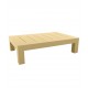 Table basse JUT laquée Vondom - beige