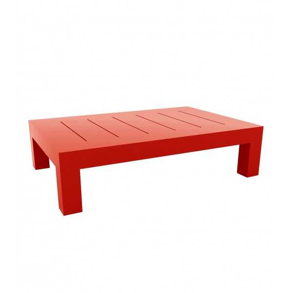 Table basse JUT laquée Vondom - rouge