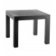 JUT table carrée Vondom - anthracite