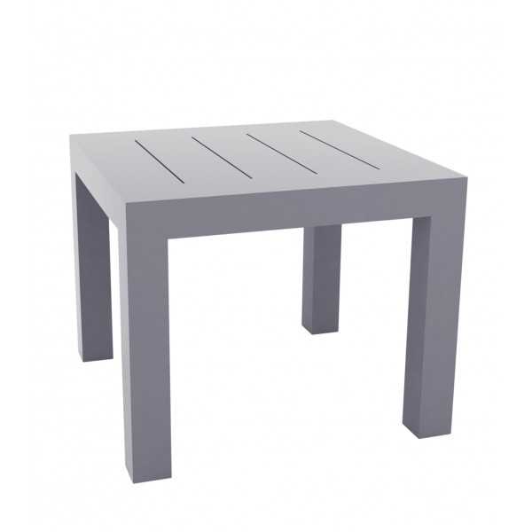 JUT table carrée finition laquée Vondom - gris acier