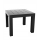 JUT table carrée finition laquée Vondom - anthracite