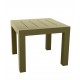 JUT table carrée finition laquée Vondom - khaki