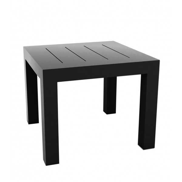 JUT table carrée finition laquée Vondom - noir