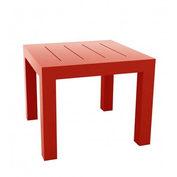 JUT table carrée finition laquée Vondom - rouge