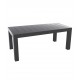 Grande table rectangulaire finition laquée JUT VONDOM - gris anthracite