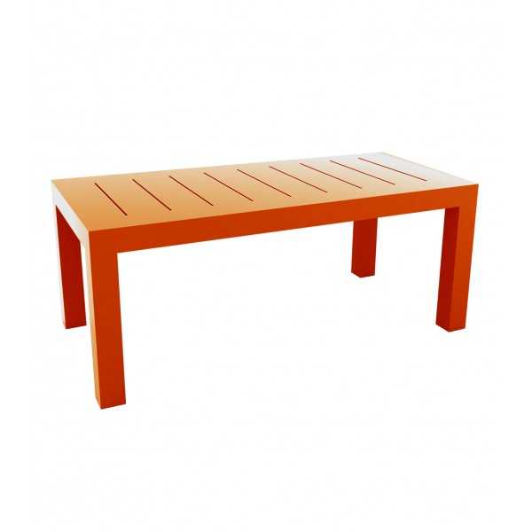 Grande table rectangulaire finition laquée JUT VONDOM - orange