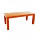 Grande table rectangulaire finition laquée JUT VONDOM - orange