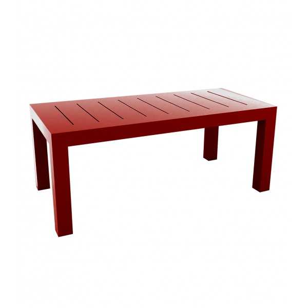 Grande table rectangulaire finition laquée JUT VONDOM - rouge