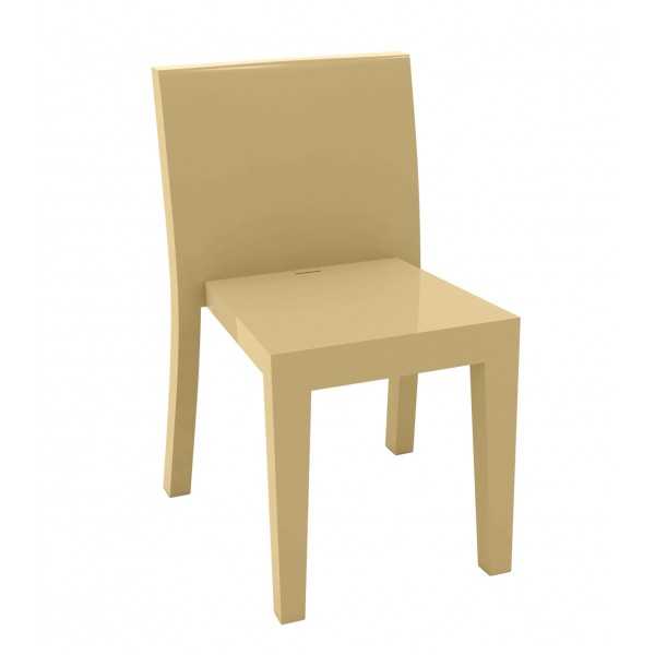 Chaise JUT laquée - beige