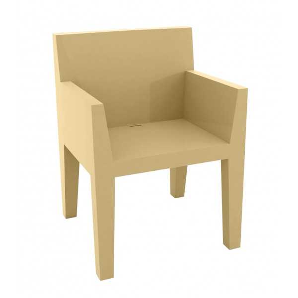 Fauteuil collection JUT Vondom finition laquée - beige