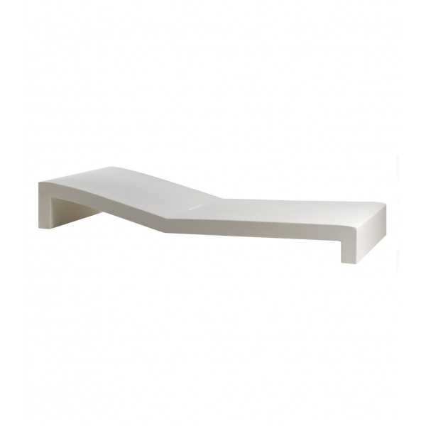 Chaise longue JUT Vondom - blanc