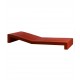 Chaise longue JUT Vondom - rouge