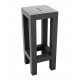 Tabouret JUT Vondom laqué - anthracite