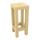 Tabouret JUT Vondom laqué - beige