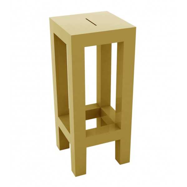 Tabouret JUT Vondom laqué - champagne