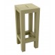 Tabouret JUT Vondom laqué - khaki