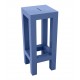 Tabouret JUT Vondom laqué - bleu