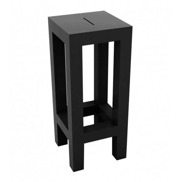 Tabouret JUT Vondom laqué - noir