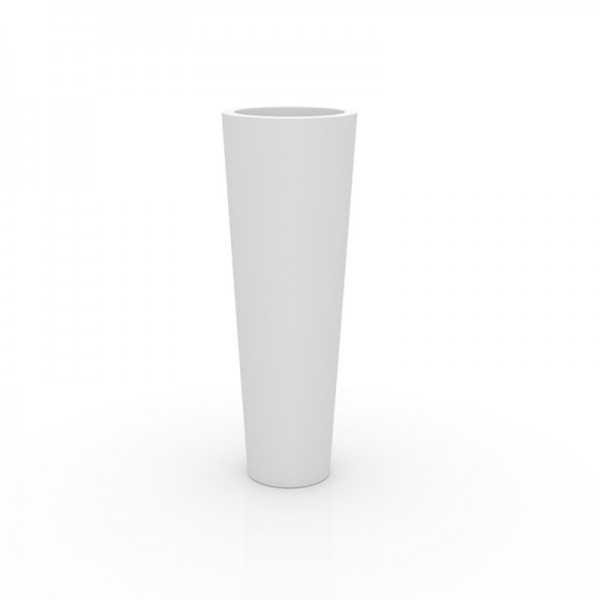 VONDOM HIGH CONE Flower Pot with Lacquered Finish