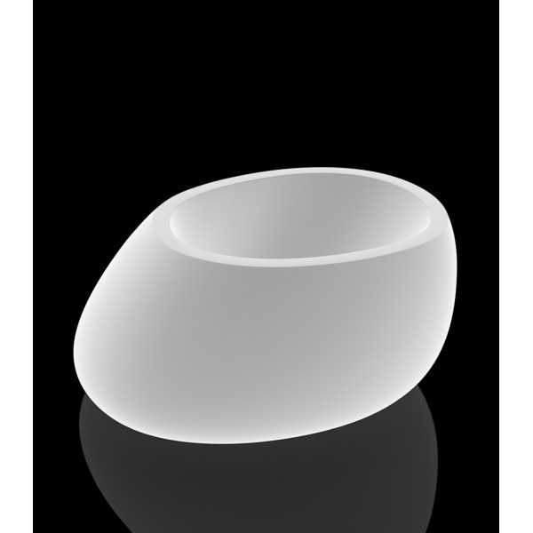 STONE White Lighted Pot (80x65x40 cm) - Vondom