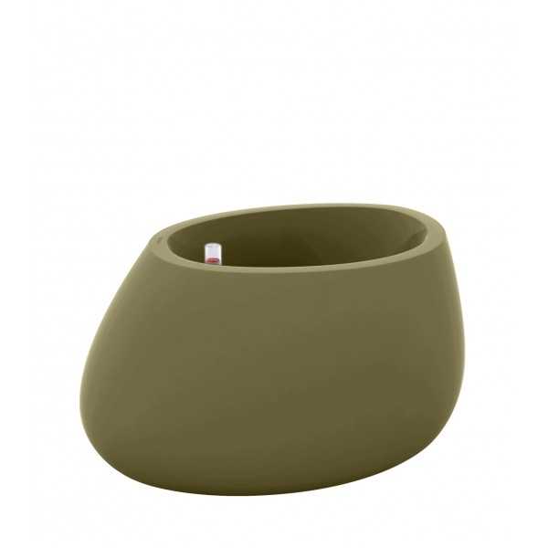 Pot de Fleurs Design Stone Finition Laquée Vondom - khaki