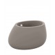 Pot de Fleurs Design Stone Finition Laquée Vondom - taupe