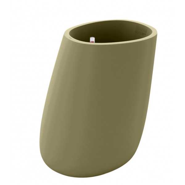 Pot de fleurs laqué STONE Vondom - khaki