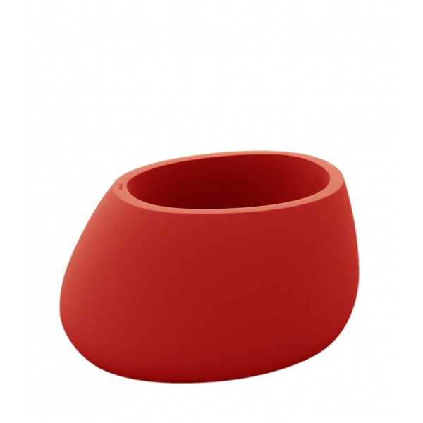 Pot de Fleurs Design Stone Finition Mate Vondom - rouge