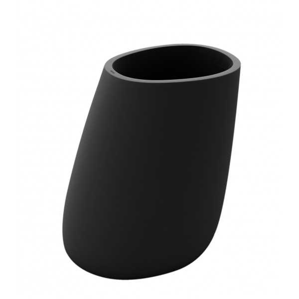 STONE pot de fleurs finition mate - anthracite