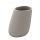 STONE pot de fleurs finition mate - taupe