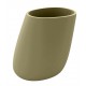 STONE flower pot matte finish - khaki