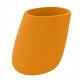 STONE flower pot matte finish - orange