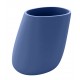 STONE flower pot matte finish - bleu