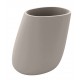 STONE flower pot matte finish - taupe