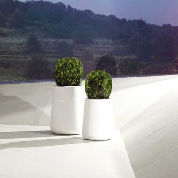 ORGANIC Pot de fleur carré et haut - Design by Studio Vondom