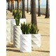 MARQUIS Lacquered Pot Ø60x52 cm - Facet Pot Lacquered Finish - Vondom