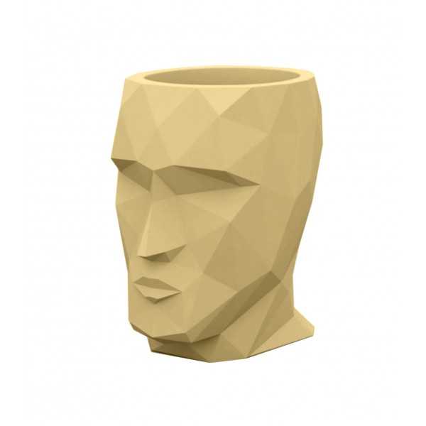 Large Flower Pot in the shape of a head - Beige - ADAN 100