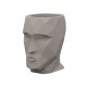 Large Flower Pot in the shape of a head - Taupe - ADAN 100