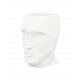 Large Flower Pot in the shape of a head - White - ADAN 100