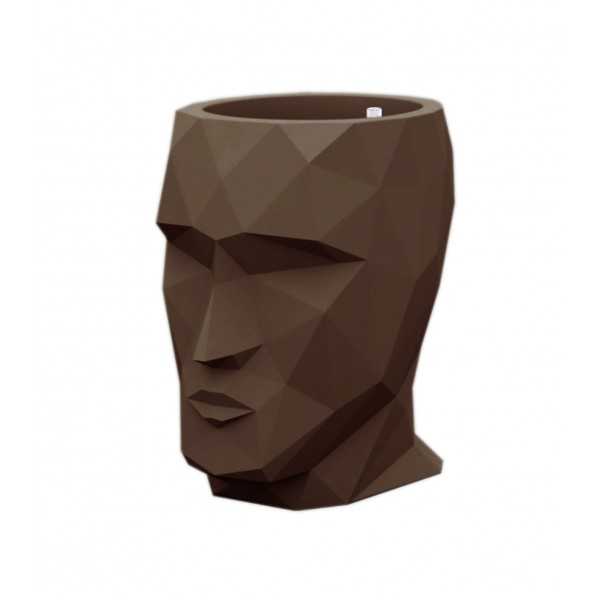 Lacquered pot in the shape of a head - ADAN 42 - Vondom